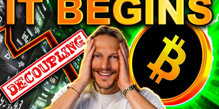 Bitcoin is Decoupling: Here’s Why It’s About To EXPLODE! Bitcoin is Decoupling: Here’s Why It’s About To EXPLODE!