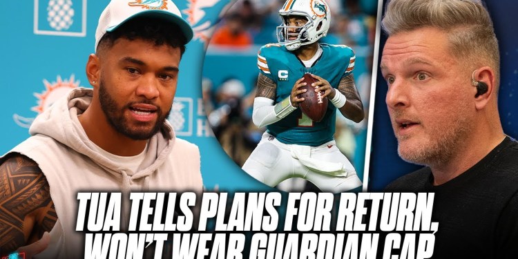 Tua Won’t Wear Guardian Cap, People Are Outraged He Isn’t Retiring | Pat McAfee Show Tua Won’t Wear Guardian Cap, People Are Outraged He Isn’t Retiring | Pat McAfee Show