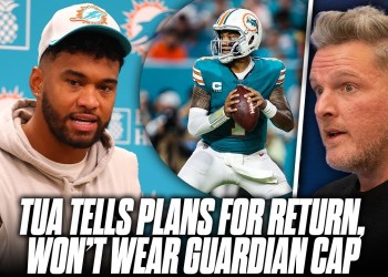 Tua Won’t Wear Guardian Cap, People Are Outraged He Isn’t Retiring | Pat McAfee Show Tua Won’t Wear Guardian Cap, People Are Outraged He Isn’t Retiring | Pat McAfee Show