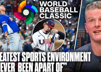 “Greatest Sports Environment I’ve Ever Been A Part Of” Pat McAfee Was Front Row To USA’s WBC Loss “Greatest Sports Environment I’ve Ever Been A Part Of” Pat McAfee Was Front Row To USA’s WBC Loss