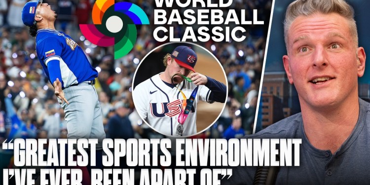 “Greatest Sports Environment I’ve Ever Been A Part Of” Pat McAfee Was Front Row To USA’s WBC Loss “Greatest Sports Environment I’ve Ever Been A Part Of” Pat McAfee Was Front Row To USA’s WBC Loss