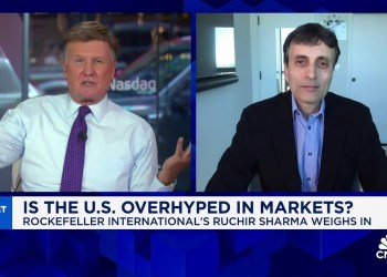 Everyone has given up on the idea of investing outside of America, says Rockefeller’s Ruchir Sharma Everyone has given up on the idea of investing outside of America, says Rockefeller’s Ruchir Sharma