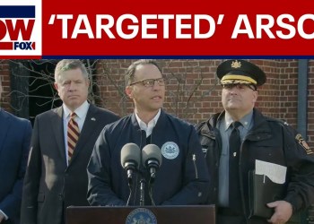 Suspect in custody after ‘targeted’ arson attack at home of PA Gov. Shapiro Suspect in custody after ‘targeted’ arson attack at home of PA Gov. Shapiro