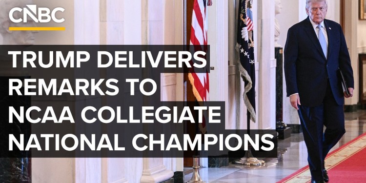 President Trump honors NCAA Collegiate National Champions at the White House — 4/21/2026 President Trump honors NCAA Collegiate National Champions at the White House — 4/21/2026