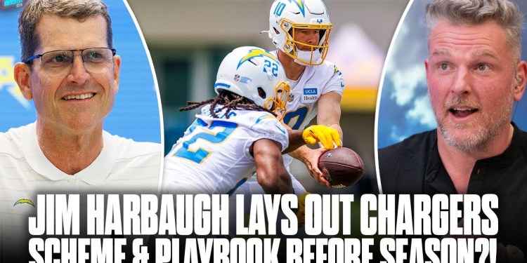 Jim Harbaugh Wants The Entire NFL To Know What The Chargers Are Doing?! | Pat McAfee Show Jim Harbaugh Wants The Entire NFL To Know What The Chargers Are Doing?! | Pat McAfee Show
