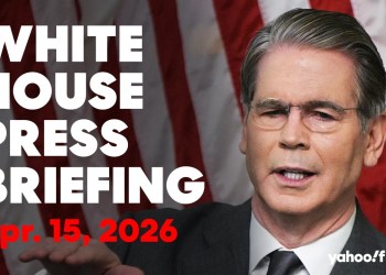 LIVE: White House Press Briefing – April 15, 2026 LIVE: White House Press Briefing – April 15, 2026