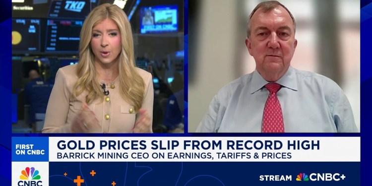 Barrick Mining CEO: There’s still more upside risk on gold prices Barrick Mining CEO: There’s still more upside risk on gold prices