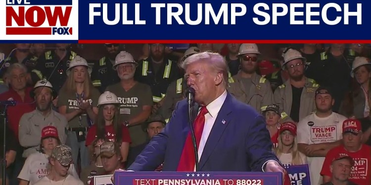 FULL SPEECH: Trump holds rally in Pennsylvania | LiveNOW from FOX FULL SPEECH: Trump holds rally in Pennsylvania | LiveNOW from FOX