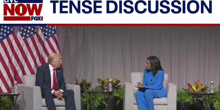 ‘NASTY QUESTION’ Trump and ABC reporter Rachel Scott CLASH at NABJ conference | LiveNOW from FOX ‘NASTY QUESTION’ Trump and ABC reporter Rachel Scott CLASH at NABJ conference | LiveNOW from FOX