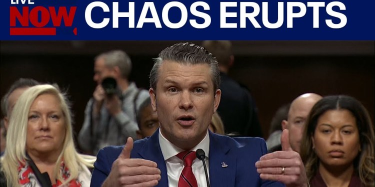 Chaos erupts at Pete Hegseth confirmation hearing | LiveNOW from FOX Chaos erupts at Pete Hegseth confirmation hearing | LiveNOW from FOX