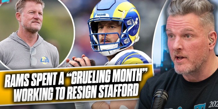 Rams GM Opens Up About “Grueling Month” Trying To Resign Matthew Stafford | Pat McAfee Show Rams GM Opens Up About “Grueling Month” Trying To Resign Matthew Stafford | Pat McAfee Show