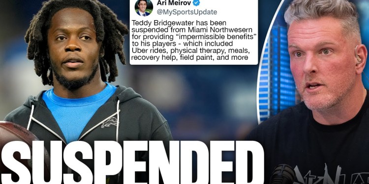 Teddy Bridgewater Suspended From High School Coaching, Paid For Player & Teams Expenses | Pat McAfee Teddy Bridgewater Suspended From High School Coaching, Paid For Player & Teams Expenses | Pat McAfee