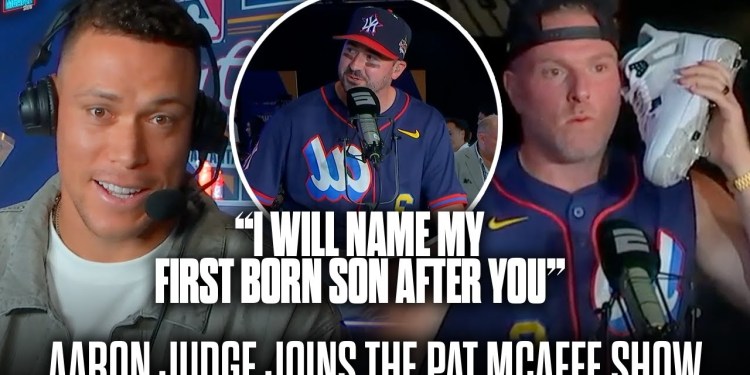 Aaron Judge Debuts New Jordan Cleats, Welcomes First Time All-Star Ty Schmit | Pat McAfee Show Aaron Judge Debuts New Jordan Cleats, Welcomes First Time All-Star Ty Schmit | Pat McAfee Show