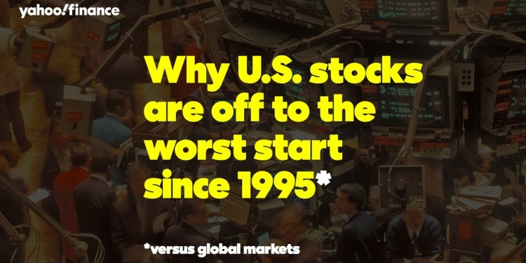 Why U.S. stocks are off to the worst start since 1995* Why U.S. stocks are off to the worst start since 1995*