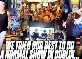 The Pat McAfee Show Trying Their Best To Do A Serious Show In A Dublin Pub The Pat McAfee Show Trying Their Best To Do A Serious Show In A Dublin Pub