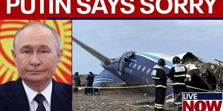BREAKING: Putin apologizes for Azerbaijan plane crash | LiveNOW from FOX BREAKING: Putin apologizes for Azerbaijan plane crash | LiveNOW from FOX