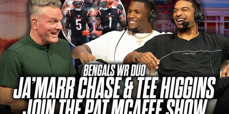 Ja’Marr Chase & Tee Higgins Join The Pat McAfee Show LIVE At Super Bowl LX Radio Row Ja’Marr Chase & Tee Higgins Join The Pat McAfee Show LIVE At Super Bowl LX Radio Row