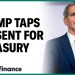 Trump taps Bessent for Treasury Secretary, stocks up Trump taps Bessent for Treasury Secretary, stocks up