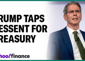 Trump taps Bessent for Treasury Secretary, stocks up Trump taps Bessent for Treasury Secretary, stocks up