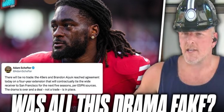 Brandon Aiyuk Ends Offseason Drama, Signs 4 Year 0M With 49ers | Pat McAfee Reacts Brandon Aiyuk Ends Offseason Drama, Signs 4 Year 0M With 49ers | Pat McAfee Reacts