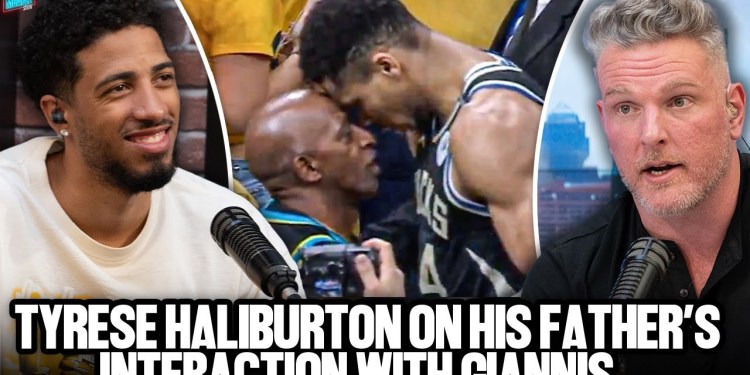 Tyrese Haliburton Addresses Confrontation Between His Dad & Giannis Antetokounmpo | Pat McAfee Show Tyrese Haliburton Addresses Confrontation Between His Dad & Giannis Antetokounmpo | Pat McAfee Show
