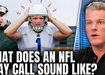 What Do NFL Play Calls Actually Sound Like In A Quarterback’s Helmet? | Pat McAfee Show What Do NFL Play Calls Actually Sound Like In A Quarterback’s Helmet? | Pat McAfee Show