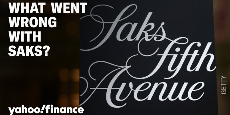 Saks Fifth Avenue parent company files for bankruptcy as it struggles to pay off huge debts Saks Fifth Avenue parent company files for bankruptcy as it struggles to pay off huge debts