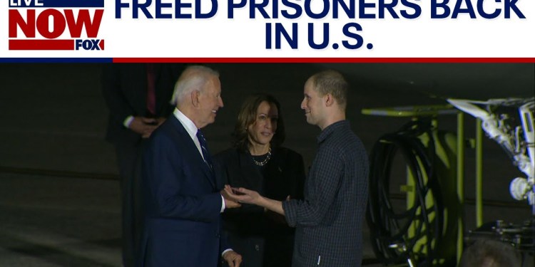 WATCH: Americans freed in Russian prisoner swap return to US | LiveNOW from FOX WATCH: Americans freed in Russian prisoner swap return to US | LiveNOW from FOX