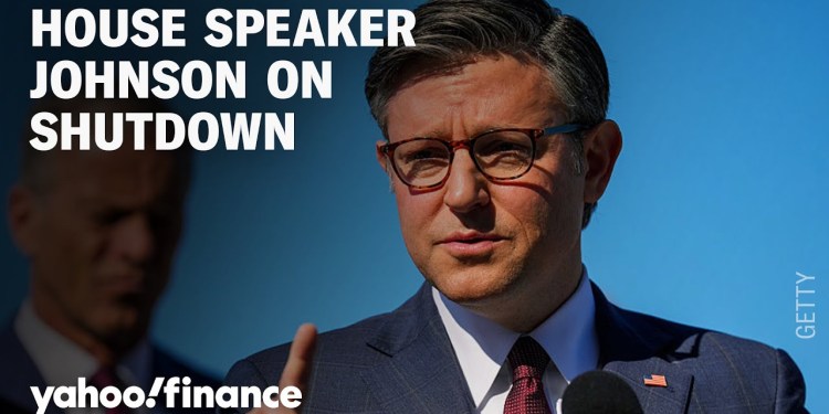 House Speaker Mike Johnson delivers remarks on the government shutdown House Speaker Mike Johnson delivers remarks on the government shutdown