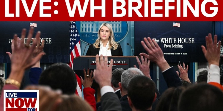 LIVE: White House Press Briefing amid “Operation Epic Fury” LIVE: White House Press Briefing amid “Operation Epic Fury”