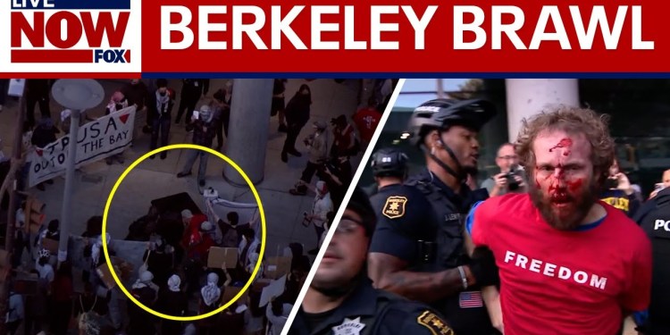 Turning Point USA event, protest turns violent in Berkeley, CA Turning Point USA event, protest turns violent in Berkeley, CA