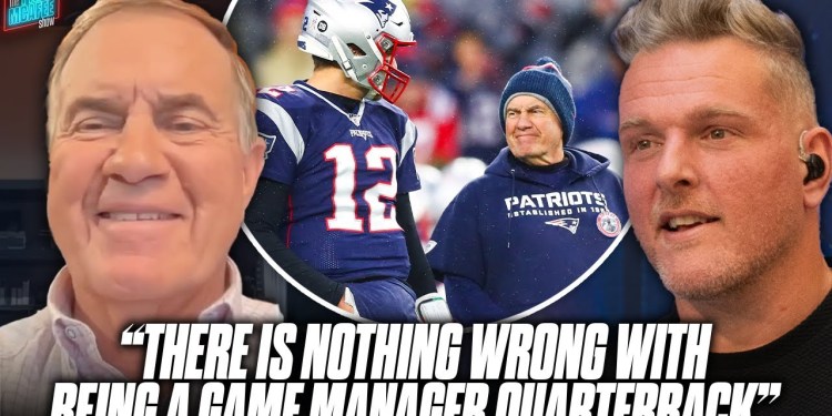 “There Is Nothing Wrong With Being A Game Manager, It’s A Great Thing!” – Bill Belichick “There Is Nothing Wrong With Being A Game Manager, It’s A Great Thing!” – Bill Belichick