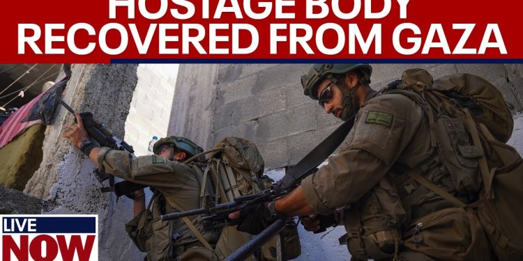 BREAKING: Hostage body recovered from Gaza by Israeli military, IDF reveals | LiveNOW from FOX BREAKING: Hostage body recovered from Gaza by Israeli military, IDF reveals | LiveNOW from FOX