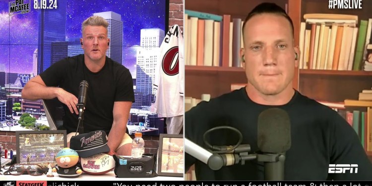 The Pat McAfee Show Live | Monday August 19th, 2024 The Pat McAfee Show Live | Monday August 19th, 2024