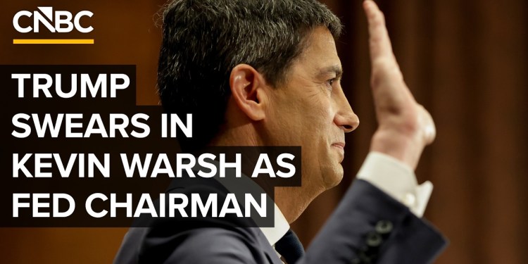 President Trump swears in Kevin Warsh as the new Federal Reserve chair — 5/22/2026 President Trump swears in Kevin Warsh as the new Federal Reserve chair — 5/22/2026