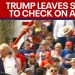 Trump leaves protective barrier and checks on rally goer who passed out | LiveNOW from FOX Trump leaves protective barrier and checks on rally goer who passed out | LiveNOW from FOX