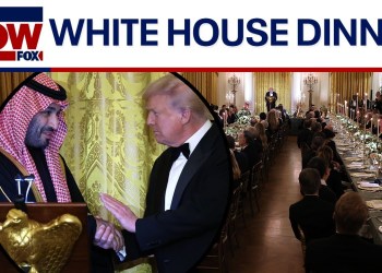 Trump, Saudi crown prince speak at White House dinner Trump, Saudi crown prince speak at White House dinner