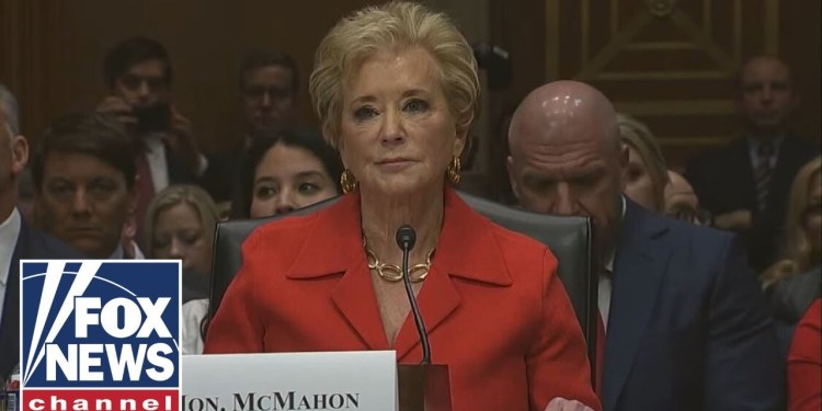 Trump nominee Linda McMahon grilled over dismantling the Education Department Trump nominee Linda McMahon grilled over dismantling the Education Department