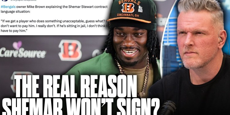 Shemar Stewart Won’t Sign With Bengals Over This Alleged Contract Clause… | Pat McAfee Show Shemar Stewart Won’t Sign With Bengals Over This Alleged Contract Clause… | Pat McAfee Show