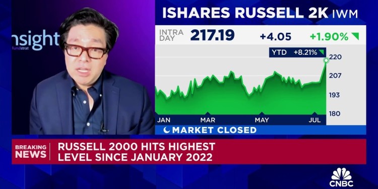 Fundstrat’s Tom Lee is bullish on small caps Fundstrat’s Tom Lee is bullish on small caps