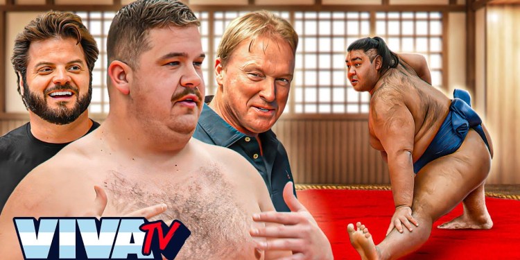 Offensive Lineman Take On Sumo Wrestlers | VIVA TV Offensive Lineman Take On Sumo Wrestlers | VIVA TV