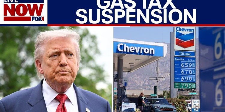 President Trump considers suspending federal gas tax President Trump considers suspending federal gas tax