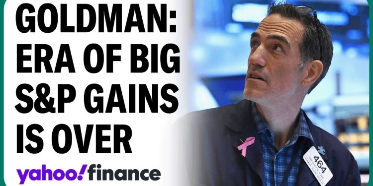 S&P annual returns to slow 3% over next decade:Goldman S&P annual returns to slow 3% over next decade:Goldman