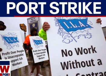 Port strike 2024: Dockworkers demand 77% wage increase | LiveNOW from FOX Port strike 2024: Dockworkers demand 77% wage increase | LiveNOW from FOX