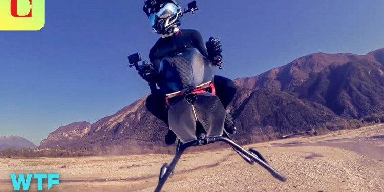 This Hover Bike Looks Like a Star Wars Speeder Bike This Hover Bike Looks Like a Star Wars Speeder Bike