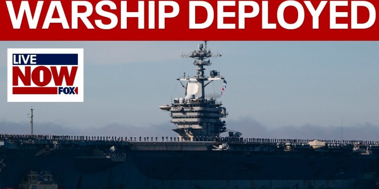 Trump deploys U.S. warship to Middle East as tensions rise with Iran Trump deploys U.S. warship to Middle East as tensions rise with Iran