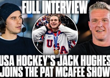 Olympic Gold Medalist, USA Hockey Hero Jack Hughes Joins The Pat McAfee Show Live Olympic Gold Medalist, USA Hockey Hero Jack Hughes Joins The Pat McAfee Show Live