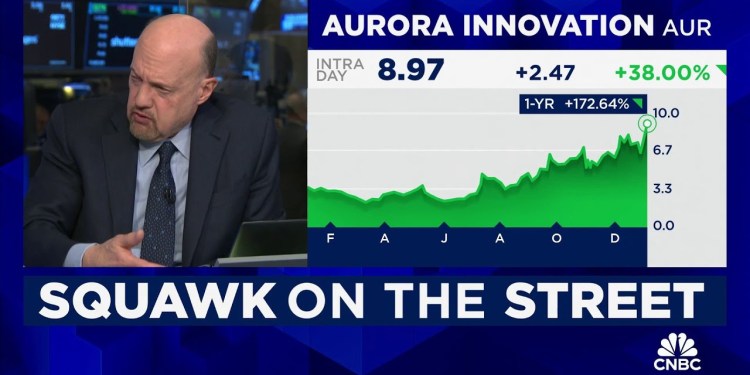 Cramer’s Stop Trading: Aurora Innovation Cramer’s Stop Trading: Aurora Innovation