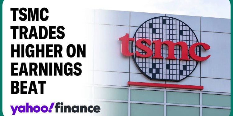 TSMC trades higher on earnings beat, raised outlook TSMC trades higher on earnings beat, raised outlook