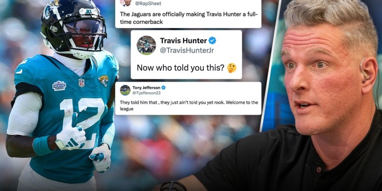Travis Hunter Refutes Report He’s Moving To Full Time Corner For 2026 Season | Pat McAfee Show Travis Hunter Refutes Report He’s Moving To Full Time Corner For 2026 Season | Pat McAfee Show